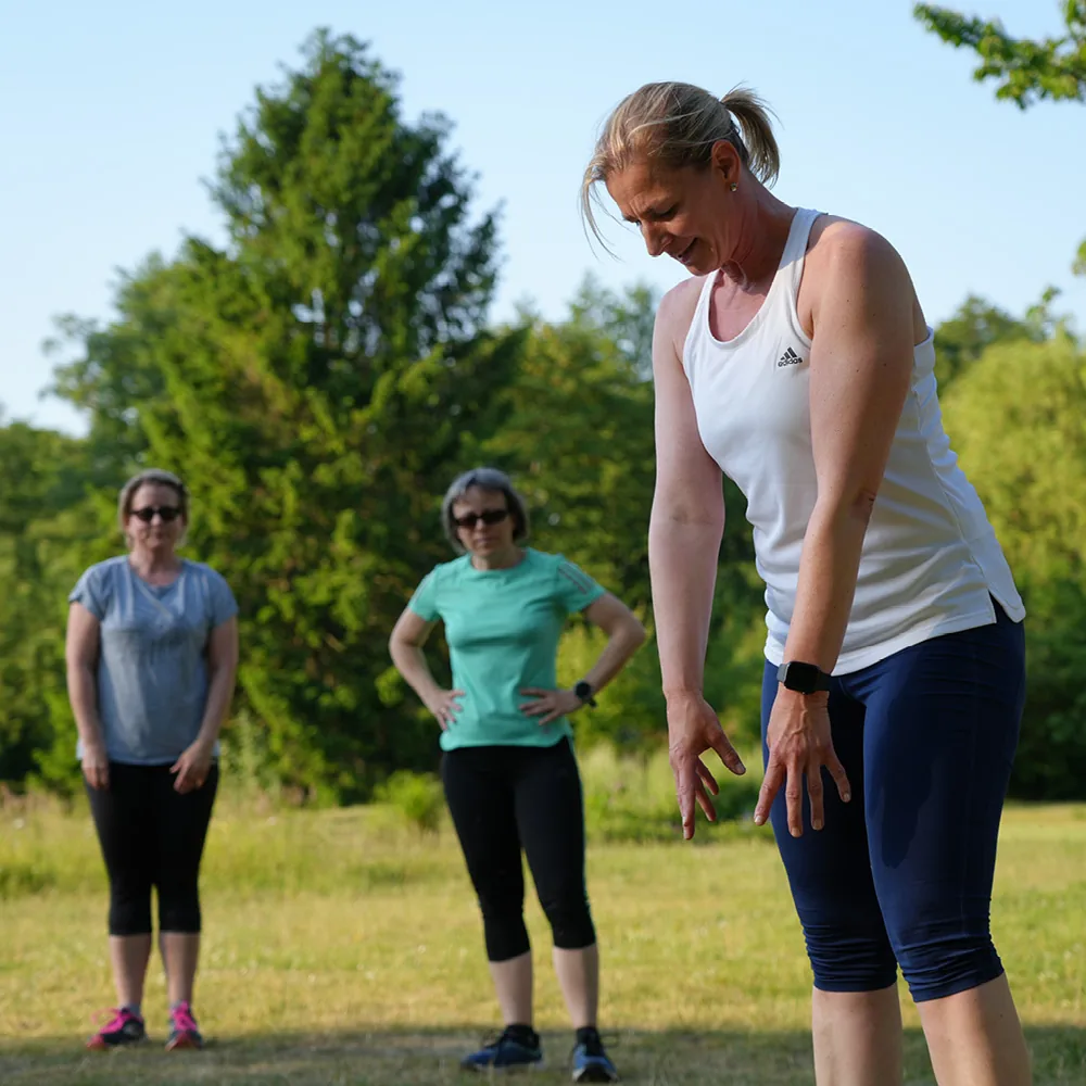Fitness an der frischen Luft