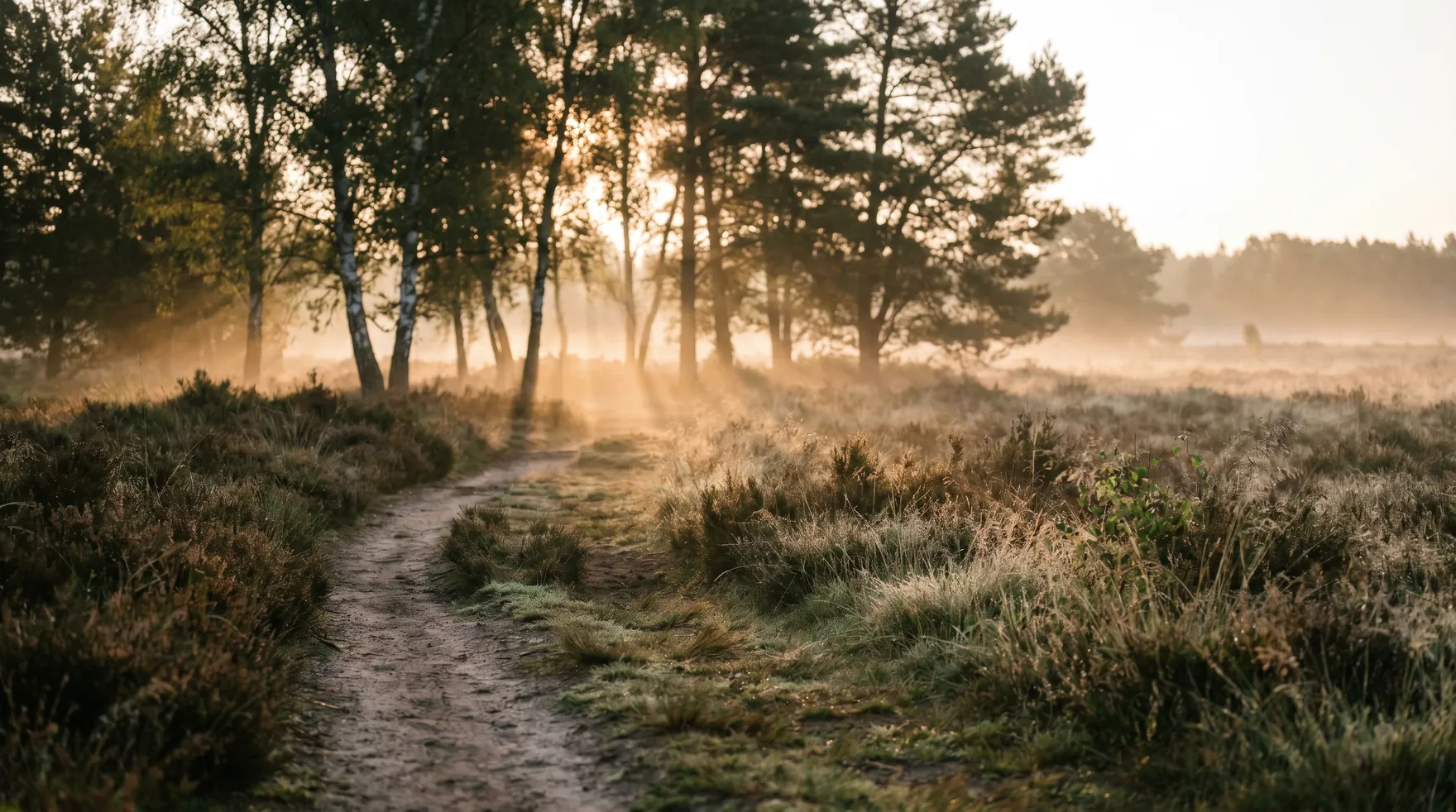 Morgenlicht in der Heide bei Winsen
